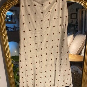 Polka Dot Midi Skirt